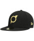 Фото #1 товара Men's Black Omaha Storm Chasers Authentic Collection Road 59FIFTY Fitted Hat