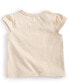 ფოტო #3 პროდუქტის Baby Girls Short-Sleeve Apple Graphic T-Shirt, Created for Macy's