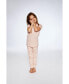 ფოტო #2 პროდუქტის Girl Organic Cotton Two Piece Pajama Set Pink Printed Goose - Toddler|Child
