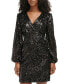 ფოტო #3 პროდუქტის Women's Sequined Sheath Dress