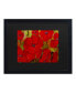 Фото #1 товара Masters Fine Art Poppies Matted Framed Art - 15" x 20"