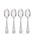 Фото #1 товара French Perle Dinner Spoons, Set of 4