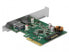 Фото #6 товара Delock 90299 - PCIe - USB 3.2 Gen 1 (3.1 Gen 1) - PCIe 3.0 - China - Asmedia ASM3142 - 10 Gbit/s