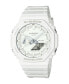 ფოტო #1 პროდუქტის Men's Analog Digital White Resin Watch, 45.4mm, GA2100-7A7