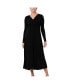 Фото #1 товара Maternity Ripe Portia V-Neck Nursing Dress Black