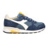 Фото #1 товара Diadora Trident 90 C Sw Lace Up Mens Blue Sneakers Casual Shoes 176281-C9928