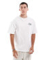 Фото #2 товара Jack & Jones oversized t-shirt with bonsai backprint in white