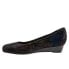 Фото #4 товара Trotters Lauren T1110-095 Womens Black Extra Narrow Loafer Flats Shoes 7
