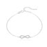 Fashion silver infinity bracelet AGB589 / 21