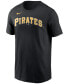 Фото #1 товара Pittsburgh Pirates Men's Swoosh Wordmark T-Shirt