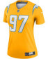 Фото #3 товара Women's Joey Bosa Gold-Tone Los Angeles Chargers Inverted Legend Jersey