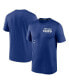 Фото #1 товара Men's Royal Chicago Cubs Authentic Collection Early Work Tri-Blend Performance T-Shirt