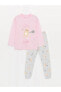 Фото #1 товара Пижама LC WAIKIKI Kids Bicycle Collar Long Sleeve Girl Pajama Set.