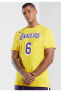 Фото #1 товара Los Angeles Lakers Nba T-shirt in Yellow Erkek Sarı Basketbol Tişört DR6380-728