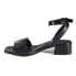 Фото #6 товара Diba True Kea Lah Ankle Strap Block Heels Womens Black Casual Sandals 30620-001