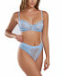 Women's 2Pc. Lingerie Set Patterned with Soft Lace