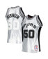 Фото #1 товара Men's David Robinson Platinum San Antonio Spurs 1998-99 Hardwood Classics 75th Anniversary Swingman Jersey