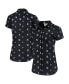 Фото #1 товара Women's Navy New York Yankees Floral Button Up Shirt