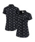 ფოტო #1 პროდუქტის Women's Navy New York Yankees Floral Button Up Shirt