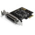 StarTech.com 4 Port RS232 PCI Express Serial Card w/ Breakout Cable - PCIe - Serial - RS-232 - Black - REACH - CE - ASIX Moschip MCS9904CV-AA