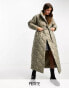 Фото #2 товара Vero Moda Petite quilted high neck maxi puffer coat in stone