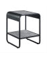 Фото #2 товара Raziela End Table, Concrete Gray & Black Finish