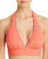 Tommy Bahama 285835 Harbour Island Reversible Halter Bikini Top, Size Medium