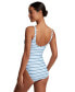 Women's Striped One-Piece Swimsuit