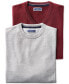 Фото #4 товара Men's Solid V-Neck Merino Wool Blend Sweater, Created for Macy's