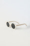 Фото #3 товара Солнцезащитные очки в круглой каучуковой оправе ZARA