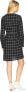 Фото #4 товара Mod-O-Doc 256283 Womens Long Sleeve Flannel Plaid Dress Black Size Medium