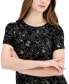 ფოტო #3 პროდუქტის Petite Floral-Print Tulip-Sleeve Top