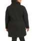 Фото #4 товара Womens Plus Size Walker Coat, Created for Macys