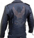 Фото #2 товара Leather jacket for Biker Chopper Motorcycle Jacket Motorbike Leather Jacket Rocker Punk