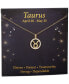 ფოტო #15 პროდუქტის Cubic Zirconia Zodiac Halo 18" Pendant Necklace in 18k Gold-Plated Sterling Silver, Created for Macy's