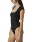 ფოტო #3 პროდუქტის Square Eyes Thong Bodysuit