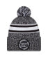 ფოტო #1 პროდუქტის Men's Heather Black Washington Commanders 2023 Inspire Change Cuffed Knit Hat with Pom