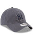 Фото #4 товара Men's Graphite New York Yankees Fashion Core Classic 9TWENTY Adjustable Hat