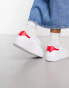 New Balance CT302 trainers in white and red