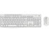 Фото #2 товара MK295 Silent Wireless Combo - Full-size (100%) - RF Wireless - AZERTY - White - Mouse included