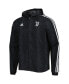 Men's Charcoal Juventus DNA Raglan Full-Zip Hoodie Windbreaker Jacket