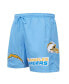 ფოტო #2 პროდუქტის Men's Powder Blue Los Angeles Chargers Woven Shorts