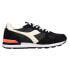 Фото #1 товара Diadora Camaro Lace Up Mens Black Sneakers Casual Shoes 159886-C1880