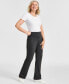 Women's Ponté-Knit Bootcut Pants, Created for Macy's Серый, S - фото #1