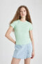 Фото #1 товара Kadın T-shirt K7064az/gn240 Lt.green