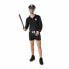 Фото #1 товара Маскарадные костюмы для взрослых Полицейский-парень 4 Предметы короткие Чёрный