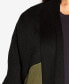 ფოტო #6 პროდუქტის Plus Size Cora Color Block Cardigan Sweater