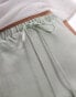 Topshop satin bias maxi skirt in icy green