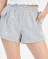 ფოტო #3 პროდუქტის Juniors' High-Rise Cargo Shorts