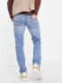 Jack & Jones Intelligence Glenn slim fit jeans in light blue